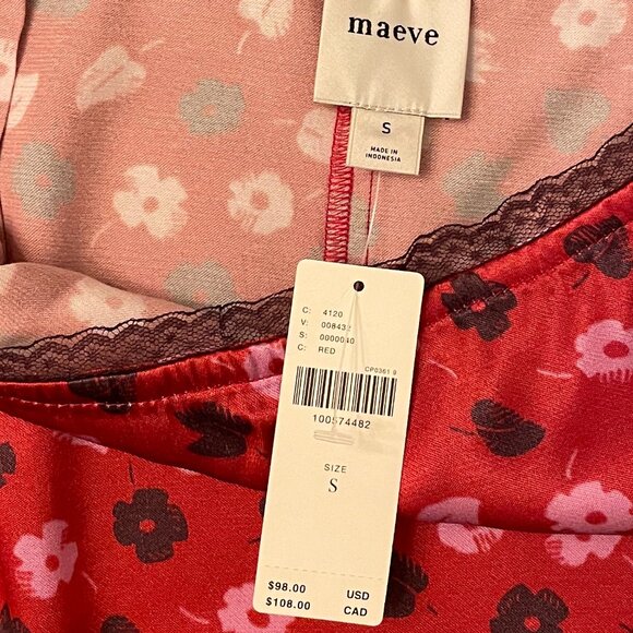 Anthropologie (Maeve) Maeve Lace-Trim Mini Slip Skirt - Picture 5 of 6